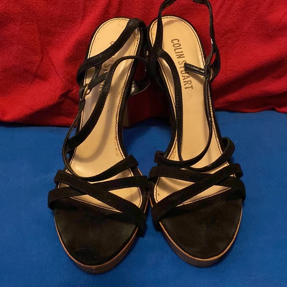 Black strap platform sandal - Picture 7 of 11